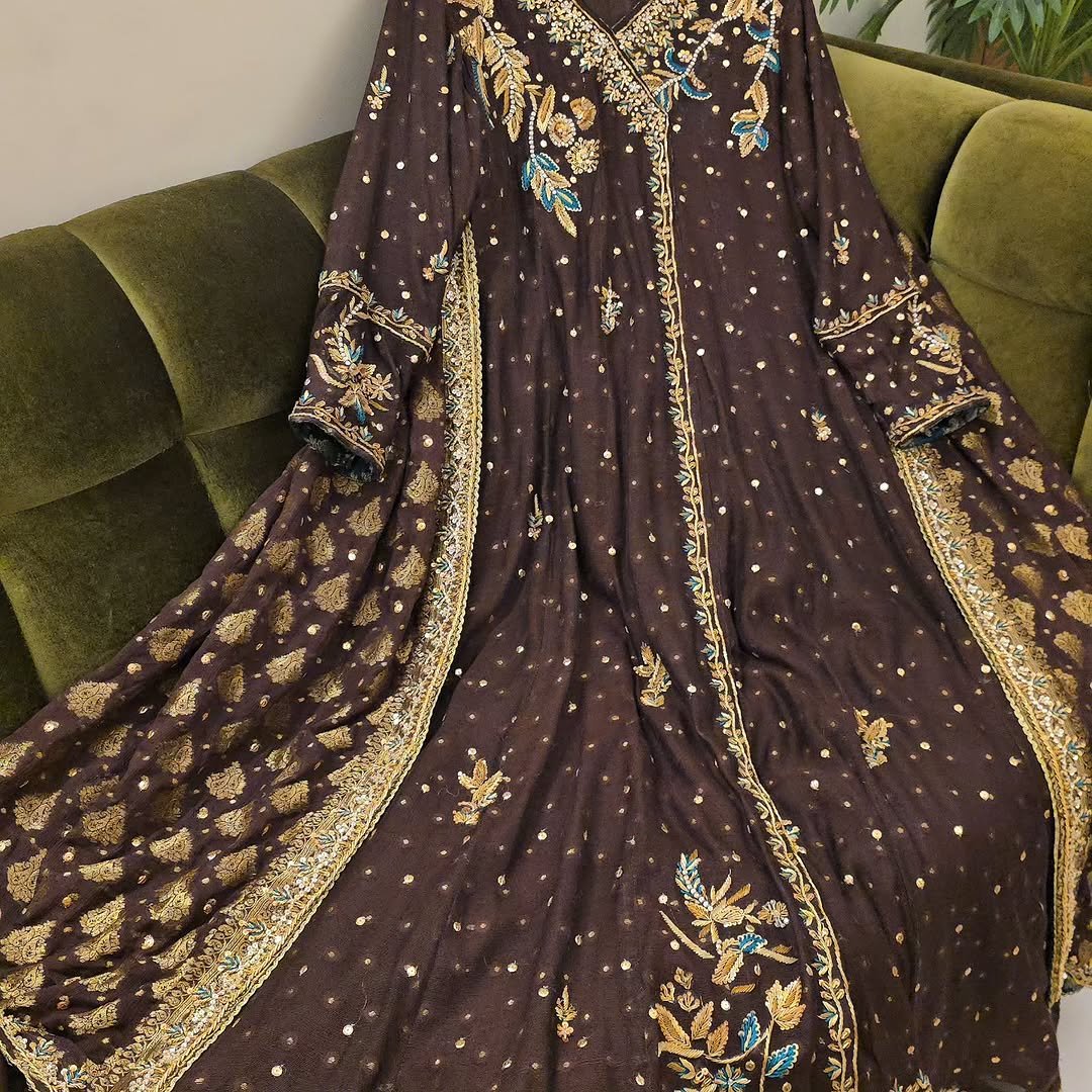 Midnight Royale Embroidered Ensemble - Image 2