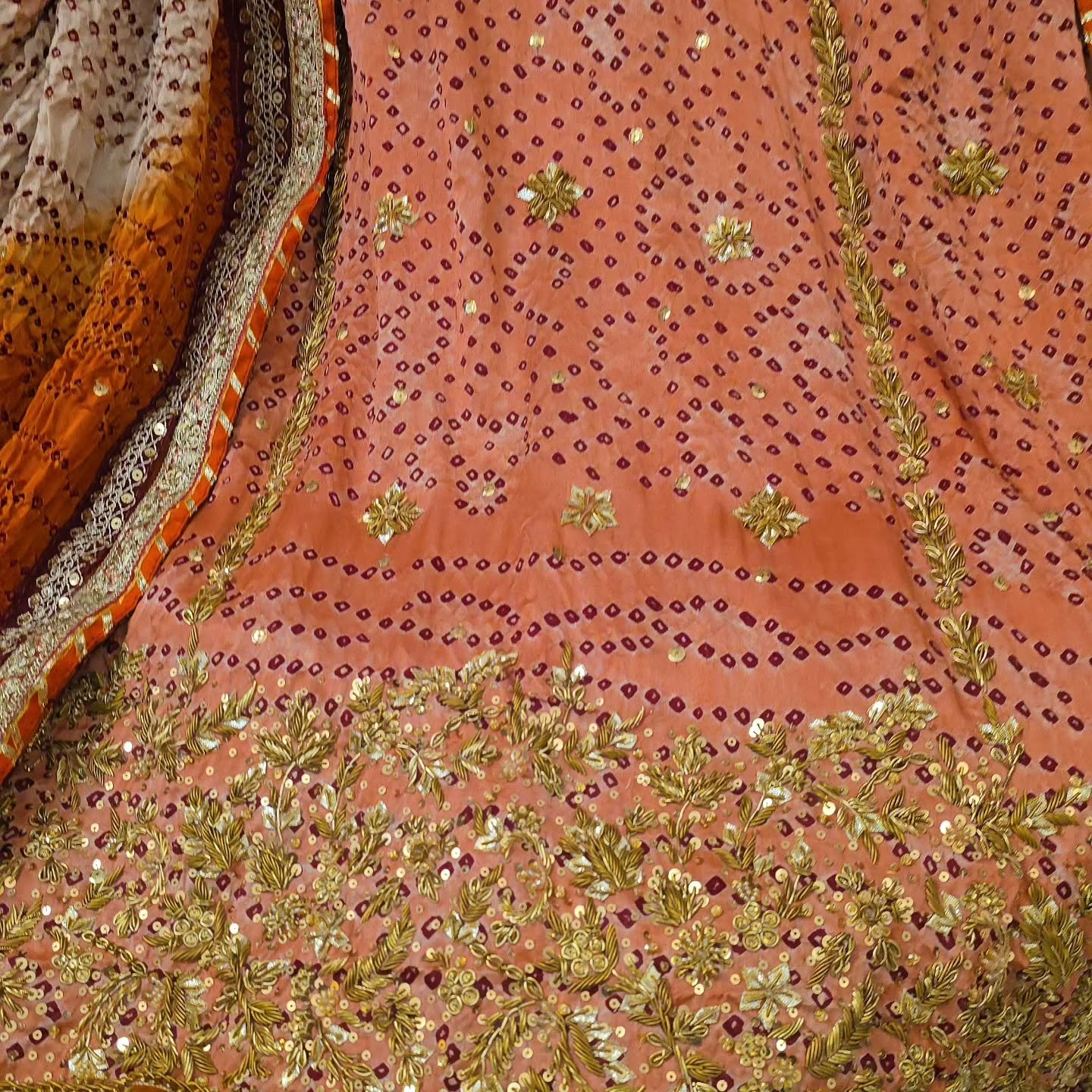 Coral Peach Regal Ensemble - Image 2